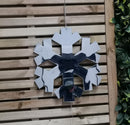 40cm Infinity Light up Hanging Christmas Snowflake Decoration with White LEDs