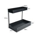 Lifeideas Double-Tier Sliding Kitchen Organizer Rack