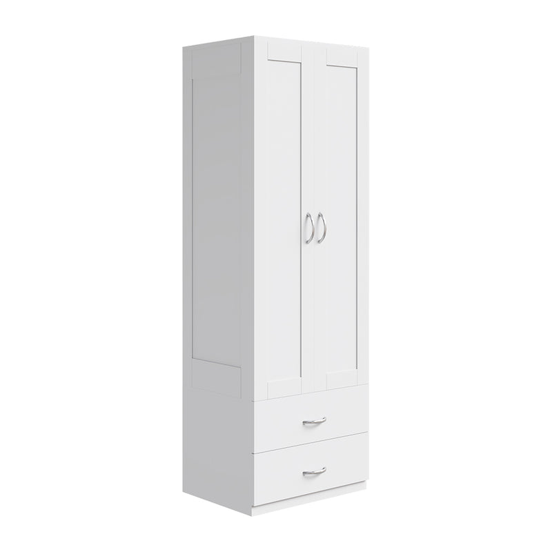 Livingandhome Modern 2-Door Wardrobe
