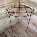 80cm X 45cm Large Cottage Heavy Duty Black Metal Herbaceous Garden Plant Support Grow Through
