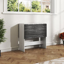 Livingandhome Modern Drop Leaf Dining Table