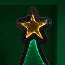90cm Light up Standing Christmas Tree with Star Infinity Decoration with LEDs