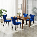 Livingandhome Set of 2 Upholstered Dining Chairs