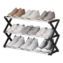 Lifeideas Foldable Multi-Tier Metal Shoe Rack