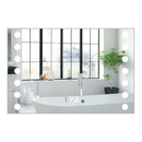 Modern Fog-Free LED Horizontal Bathroom Mirror
