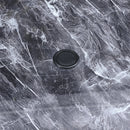 Garden Sanctuary Garden Tempered Glass Marble Coffee Table