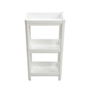 Lifeideas 3-Tier White Plastic Storage Rack