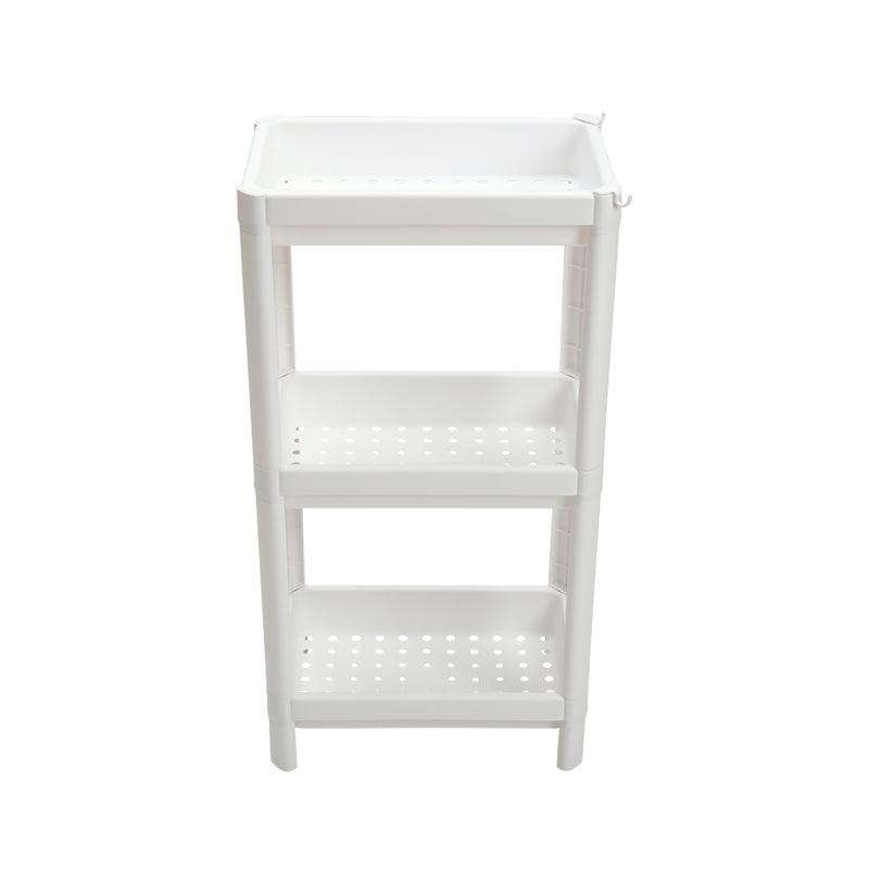 Lifeideas 3-Tier White Plastic Storage Rack