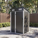 Breeins 4 x 3ft/5 x 3ft Metal Garden Storage Shed with Lockable Door