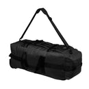 Modishion Black Wheeled Nylon Holdall Travel Bag