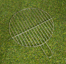 35cm (14") Round Metal Garden Barbecue with Windshield & Shelf