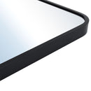 Livingandhome Modern Square Wall Mirror with Aluminum Alloy Frame