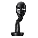 Lifeideas Abstract Resin Woman Face Statue Home Decoration