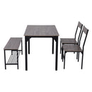 Livingandhome Dining Table Set for 4