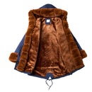 Mid-Length Hooded Coat With Drawstring Waist