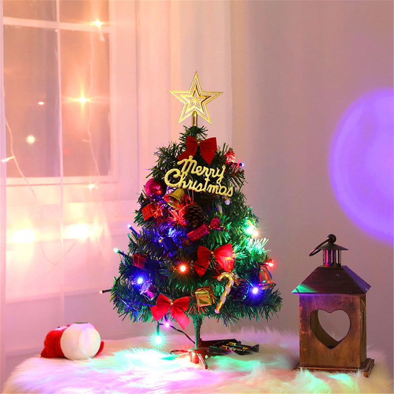 Lifeideas Mini Tabletop Christmas Tree with LED Lights
