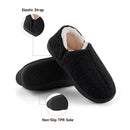 Non-Slip Fluffy Winter Slippers - Black
