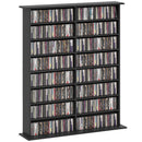 HOMCOM CD Storage Unit DVD Tower Blu-ray Storage Shelf For Office