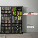 HOMCOM CD Storage Unit DVD Tower Blu-ray Storage Shelf For Office