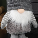 40cm Large Grey Gonk with Bobbly Hat Christmas Decoration