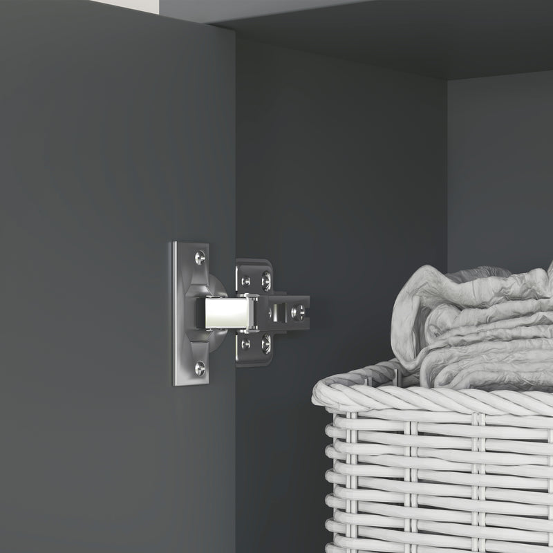 HOMCOM Bathroom Storage Unit with Open Shelves and Drawer