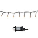 18.7m 750 LED TreeBrights Christmas String Lights with Timer in Vintage Gold on Clear Cable