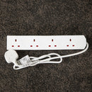 4 Way Transformer Plug Extension Cable with 40cm Lead Wire
