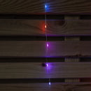 1.2m X 1.2m Light Up Star Pin Wire Christmas Curtain Lights With 303 Rainbow LEDs