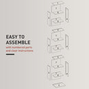 HOMCOM 260 CD Storage Unit 120 DVD Storage Tower with 9 Compartments