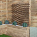 1.8m x 1.2m Large Expanding Garden Willow Trellis Plant Support