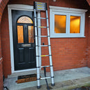 4.7m Telescopic Ladder Multi-Purpose folding Ladders Telescopic Extendable Portable Sturdy Loft Ladder