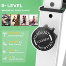 HOMCOM Magnetic Resistance Exercise Bike Foldable LCD Adjustable Seat Green
