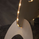 50cm Battery Operated Light up 3D Wooden Christmas Reindeer with 31 Warm White LEDs