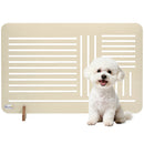 PawHut Freestanding Pet Gate for Small Dogs, 75 x 51 cm, Natural