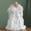 30cm Battery Powered Light up Christmas Angel Tree Topper with LEDs