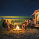 Outsunny Camping Windbreaks with Clear Windows, Army Green