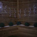 4.8m x 0.5m 425 LED Frosted Cluster Curtain Christmas Lights in White