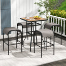 3-Piece Patio Dining Set for Lawn Yard Poolside Garden