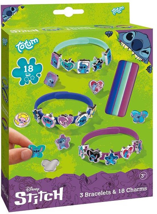 Stitch - 3 Charms & 18 Bracelets
