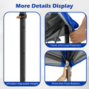 300 X 295 Cm Pop Up Canopy Tent With Portable Carrying Bag And Wind Ropes-Blue