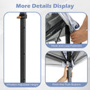 300 X 295 Cm Pop Up Canopy Tent With Portable Carrying Bag And Wind Ropes-White