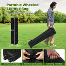 300 X 300 Cm Pop Up Canopy Tent With 4 Removable Sidewall And Wheeled Bag-Black