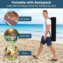 300 x 300 cm Pop up Canopy Tent with 1 Sidewall and Portable Backpack-White