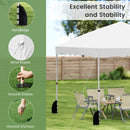 300 X 300 Cm Pop Up Canopy Tent With Wheeled Bag-White