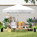 300 X 300 Cm Pop Up Canopy Tent With Wheeled Bag-White