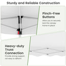 300 X 300 Cm Pop Up Canopy Tent With Wheeled Bag-White
