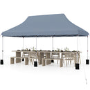 300 X 600 Cm Pop Up Canopy Tent With Carry Bag And 6 Sandbags-Grey