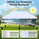 300 x 600 cm Pop up Canopy Tent with Carry Bag and 6 Sandbags-White