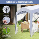 302 x 302 cm Pop up Canopy Tent with Removable Sidewalls-White