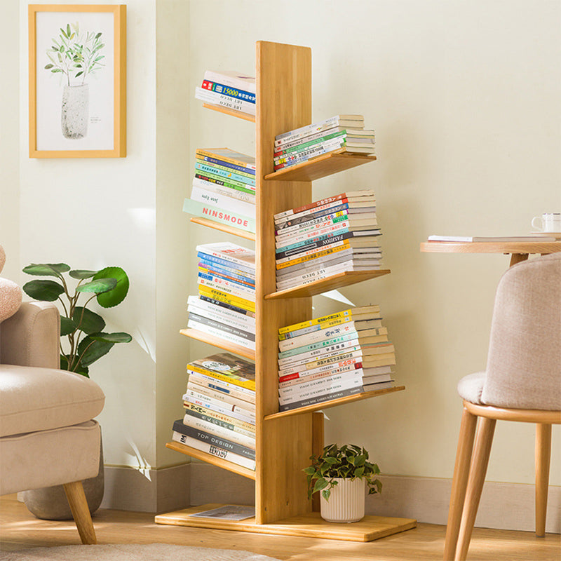 Livingandhome 7-Tier Wooden Tree Bookshelf